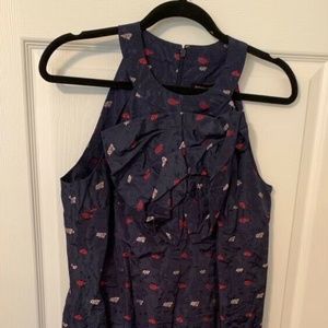 Banana Republic Navy Bow Dress NWT